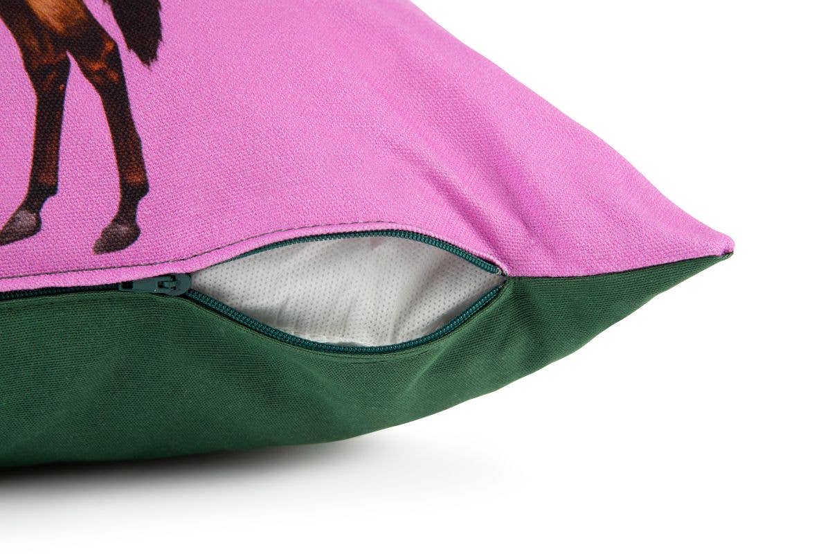 Bergamaschi & Vimercati S.p.a. – Großhandel Zierkissen – Le Cirque Du Marrakech, Dekoratives Kissen mit Zirkuspferd, 45 x 45 cm3