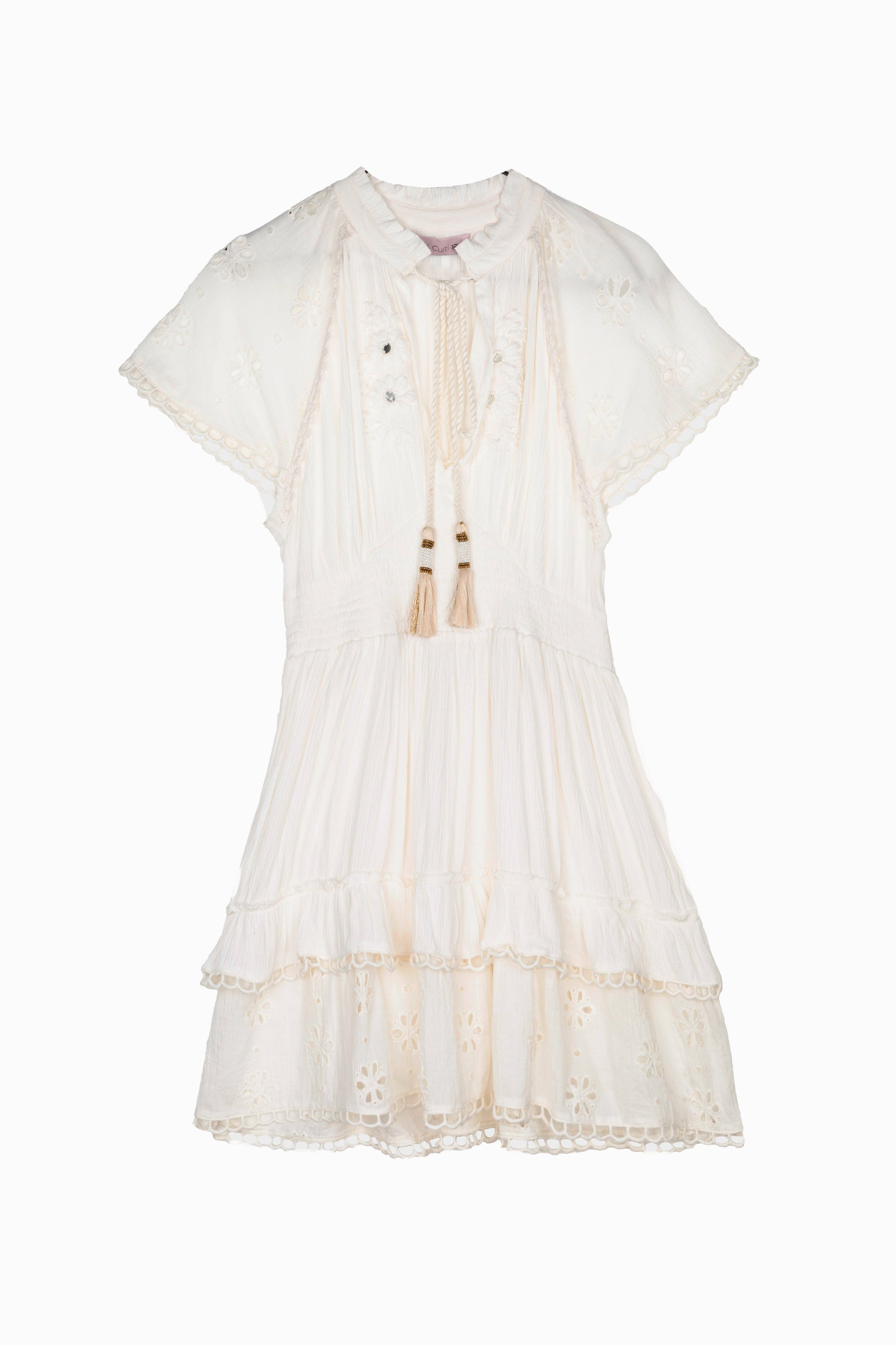 Piti Cuiti - Wholesale Dress - Women's - BONAIRE WHITE SHORT DRESS3