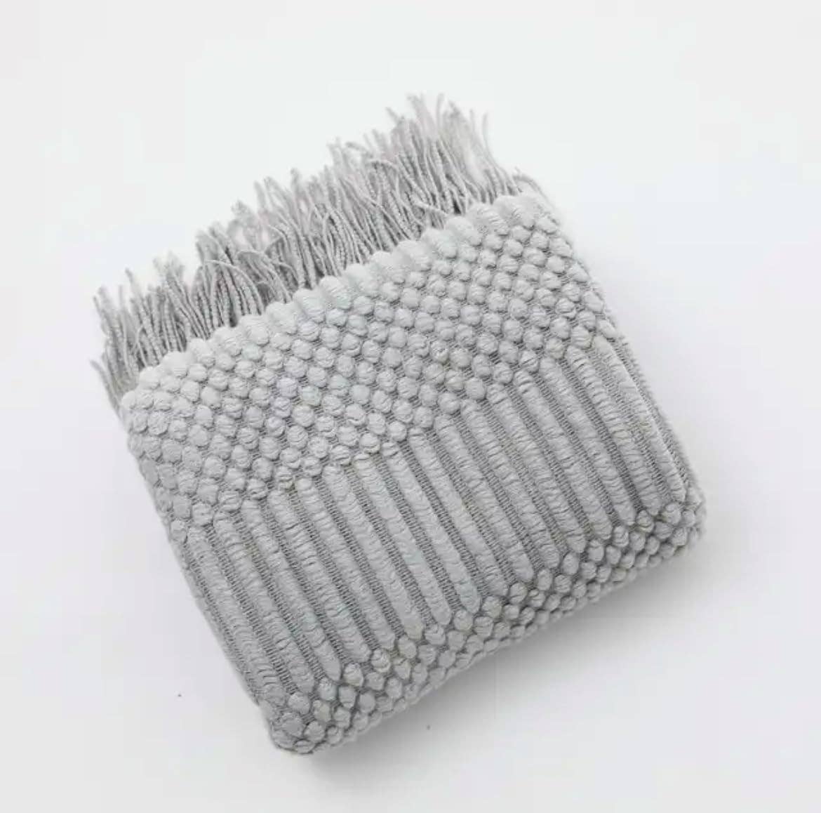 Fennco Styles - Vente Plaids - Couverture à rayures gaufrées 50 x 60 pouces16