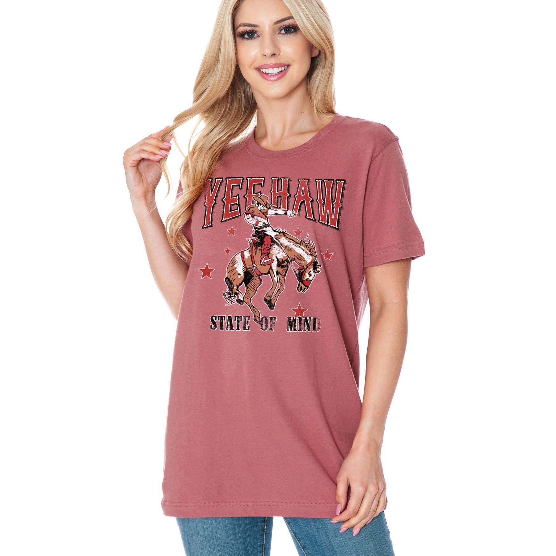 Amused by Blue - Venta al por mayor Camiseta estampada - Mujer - YEHAW 7