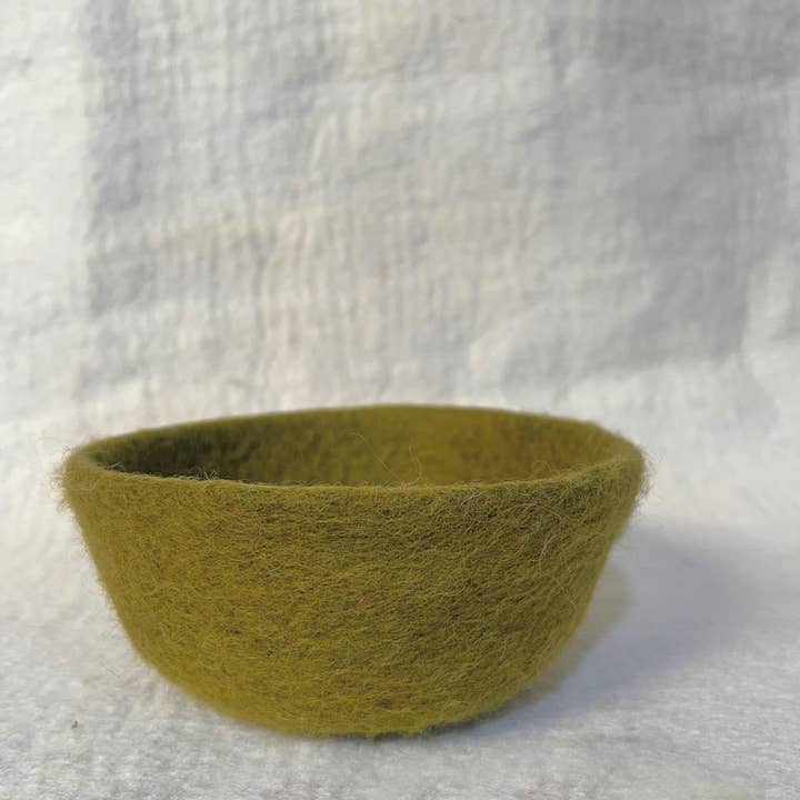 Fibres of Life - Wool & Felt - Wholesale Decorative Plate/Dish/Bowl - Felt Bowl Pastels-Small | Wool Felt Bowl | Catchall Bowls12