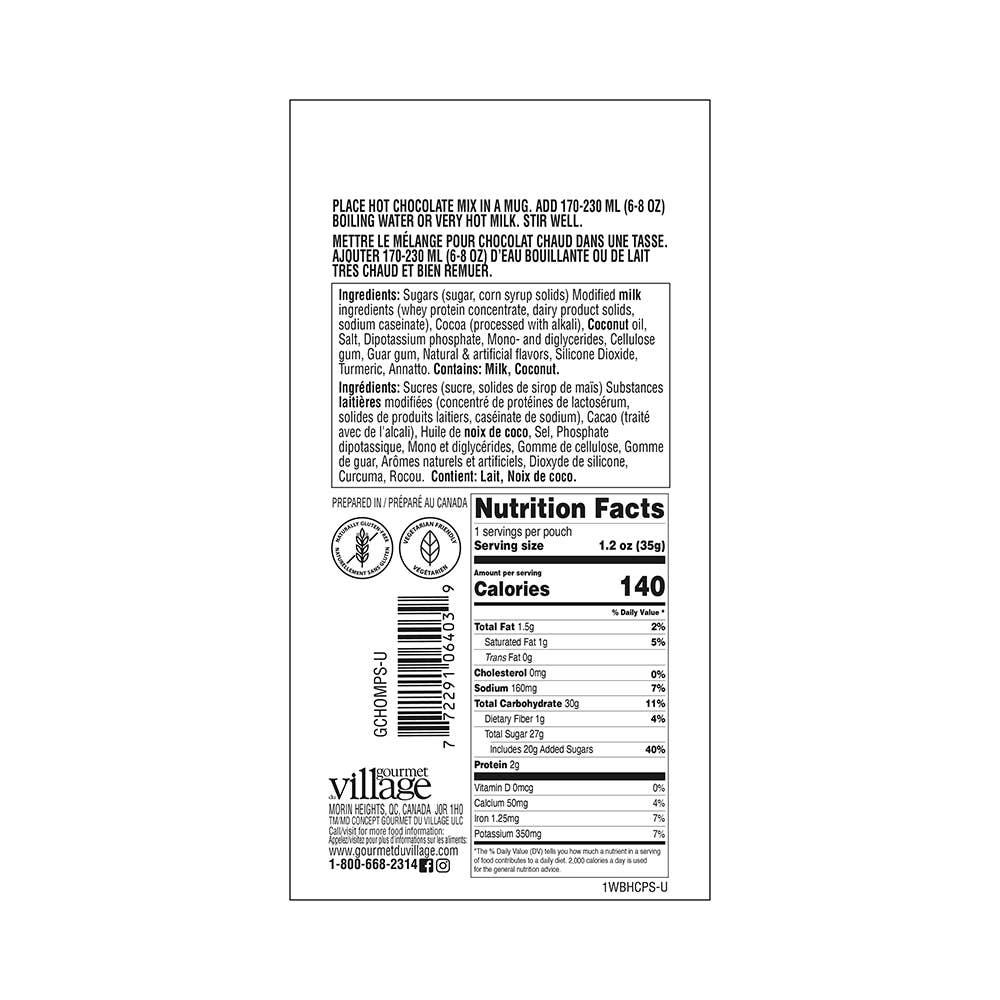 Gourmet Du Village - Vente Préparations/kits pour chocolat chaud - Épice à la citrouille Mini Hot Choc2