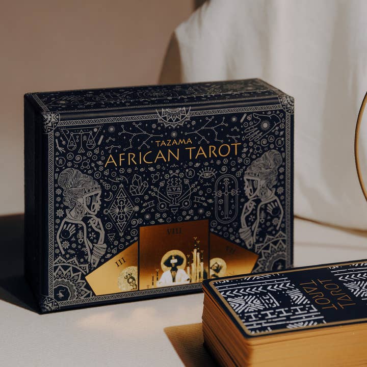 Tazama African Tarot - Wholesale Tarot Cards - Tazama African American Tarot Deck. Modern Black Tarot Cards