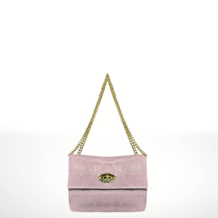 ITALIAN'S LEATHER - Wholesale Clutch Bag - Women's - Daiana Suede Leather Bag 2207137