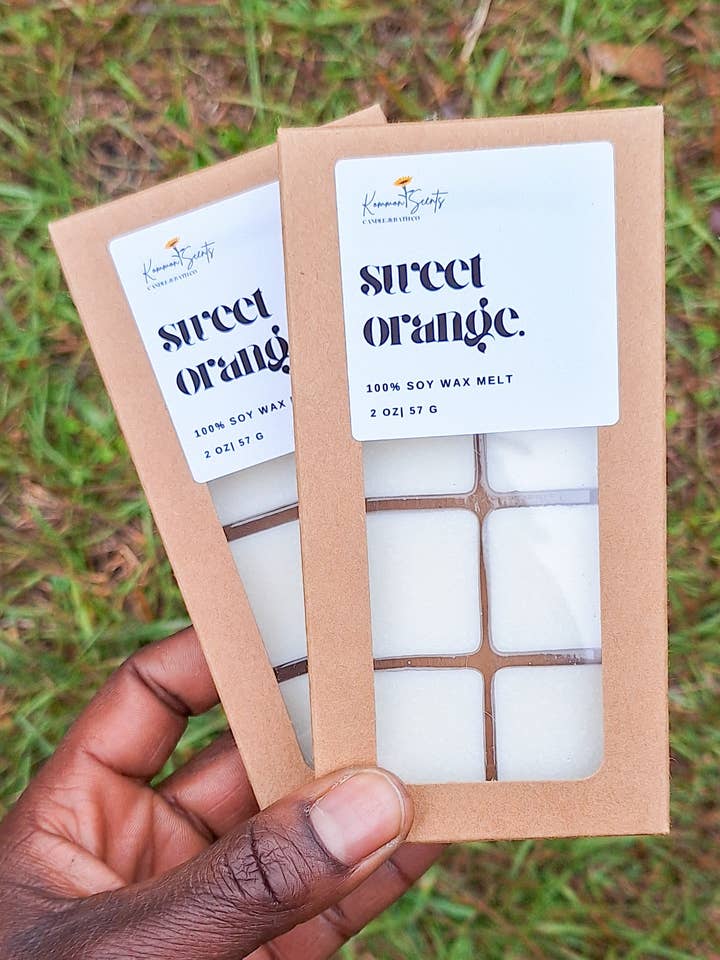 Söt apelsin vax smälta för wholesale av Kommon Scents Candle & Bath Co