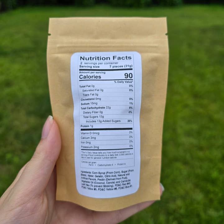 Creative By Sanchez - Vente Bonbons gélifiés - Pochette de bonbons gélifiés "Ver de livre"3