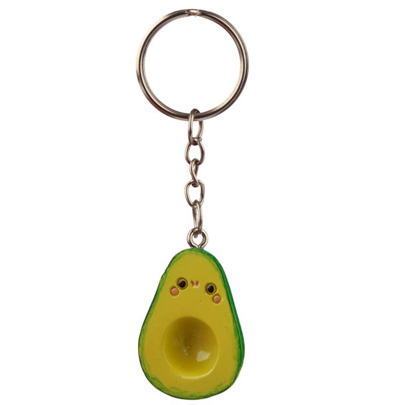 Puckator Ltd - Wholesale Keychain - Unisex - Kawaii Avocado Set of 2 Keyrings1