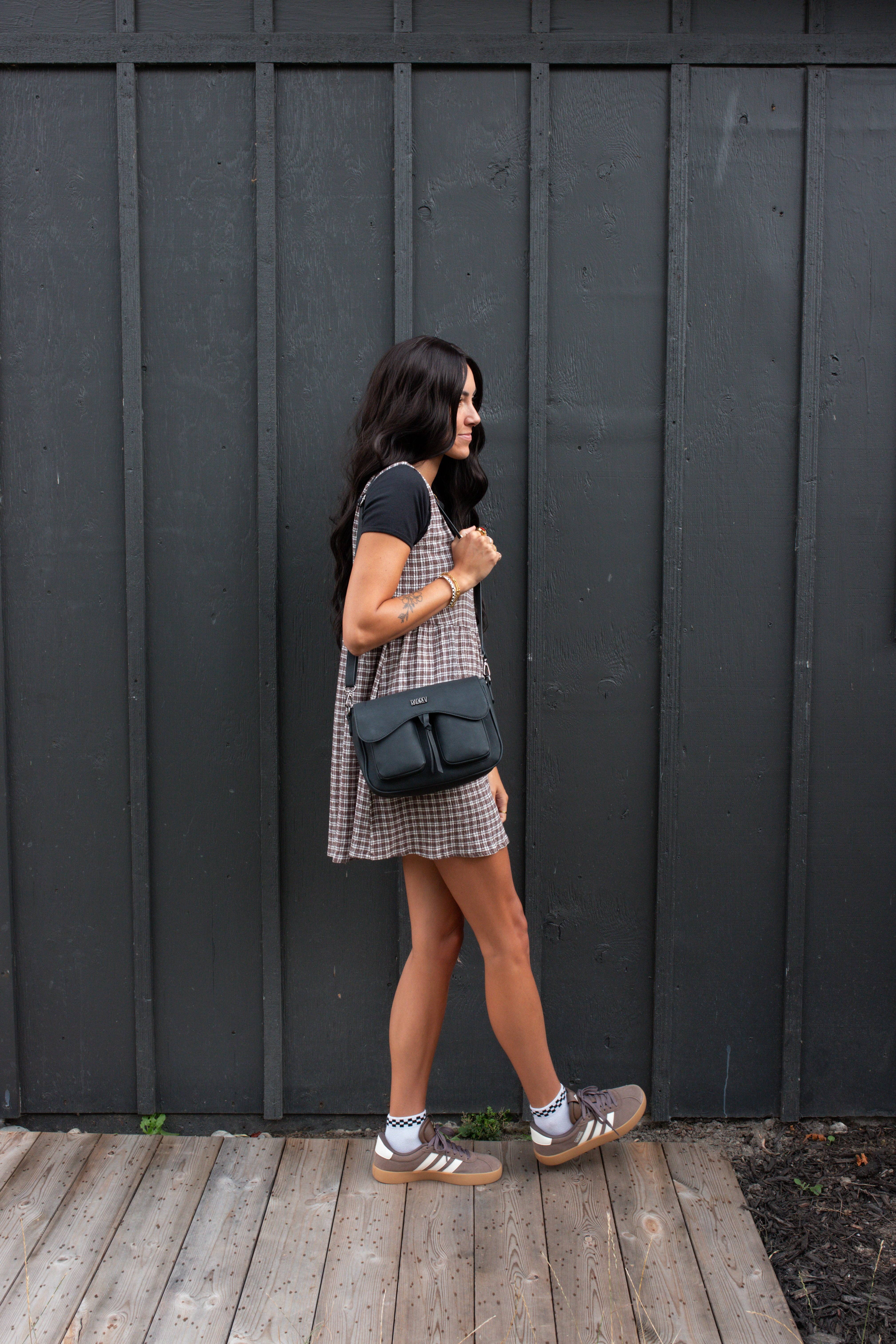 Rad Revolution - Wholesale Crossbody Bag - Women's - Saddle Bag in Matte Black1