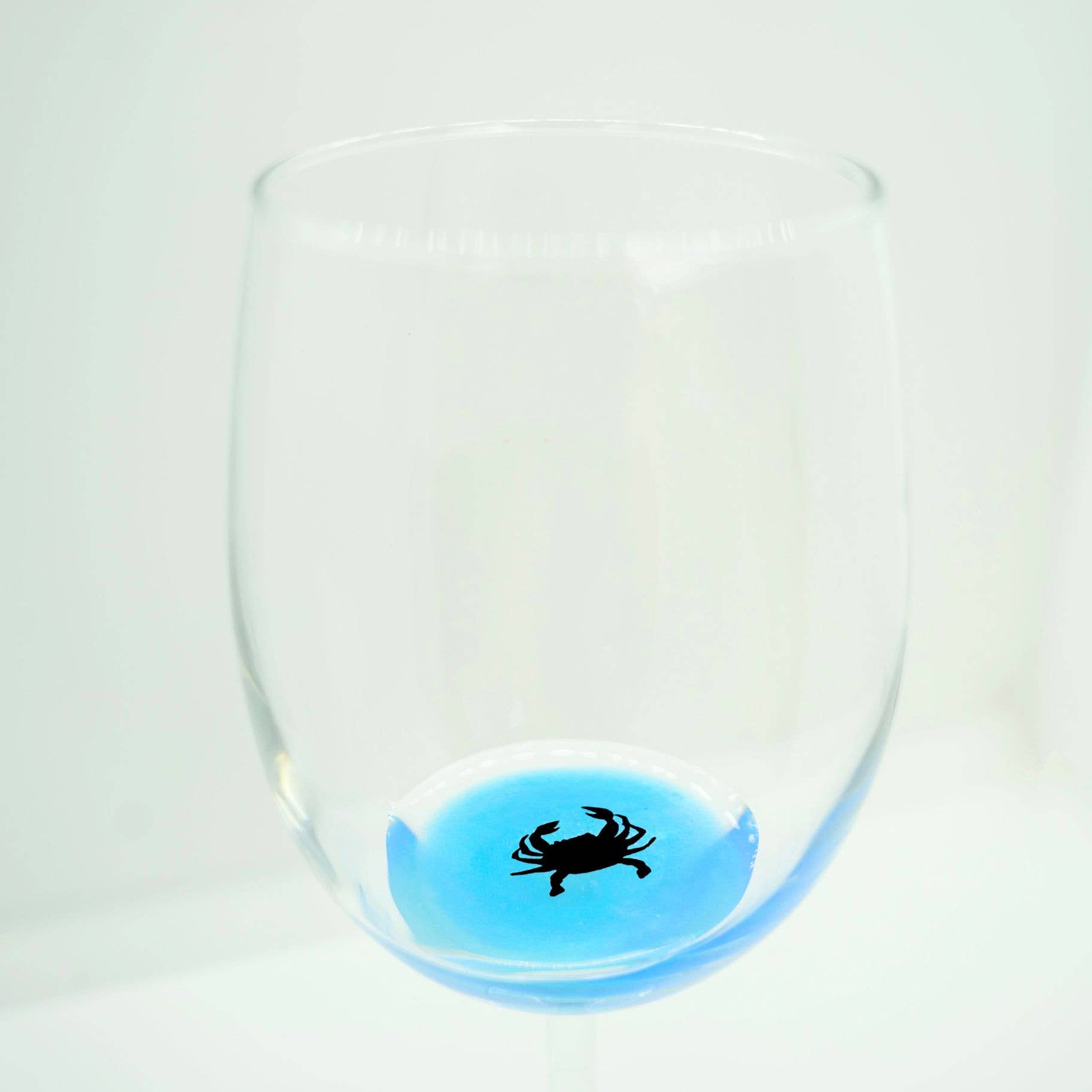 Mermaid of Hilton Head - Wholesale Wine Glass - Beach Resin Wine Glasses with Ocean animal swimming2