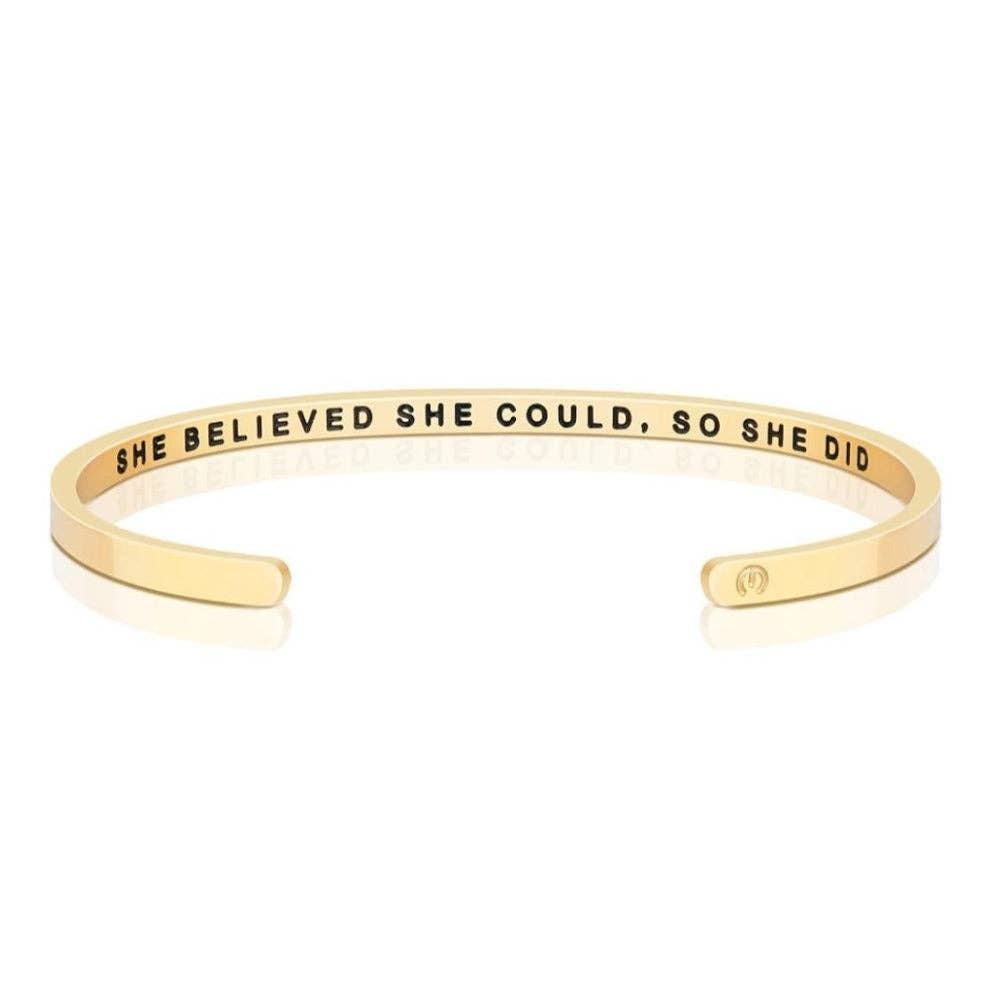 MantraBand - Wholesale Cuff Bracelet - She Believed She Could - inspirational MantraBand® bracelet9