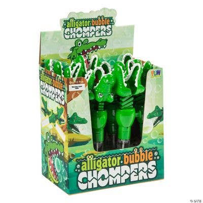 Fun Express - Wholesale Bubble Wand - Kids - Alligator Bubble Chompers