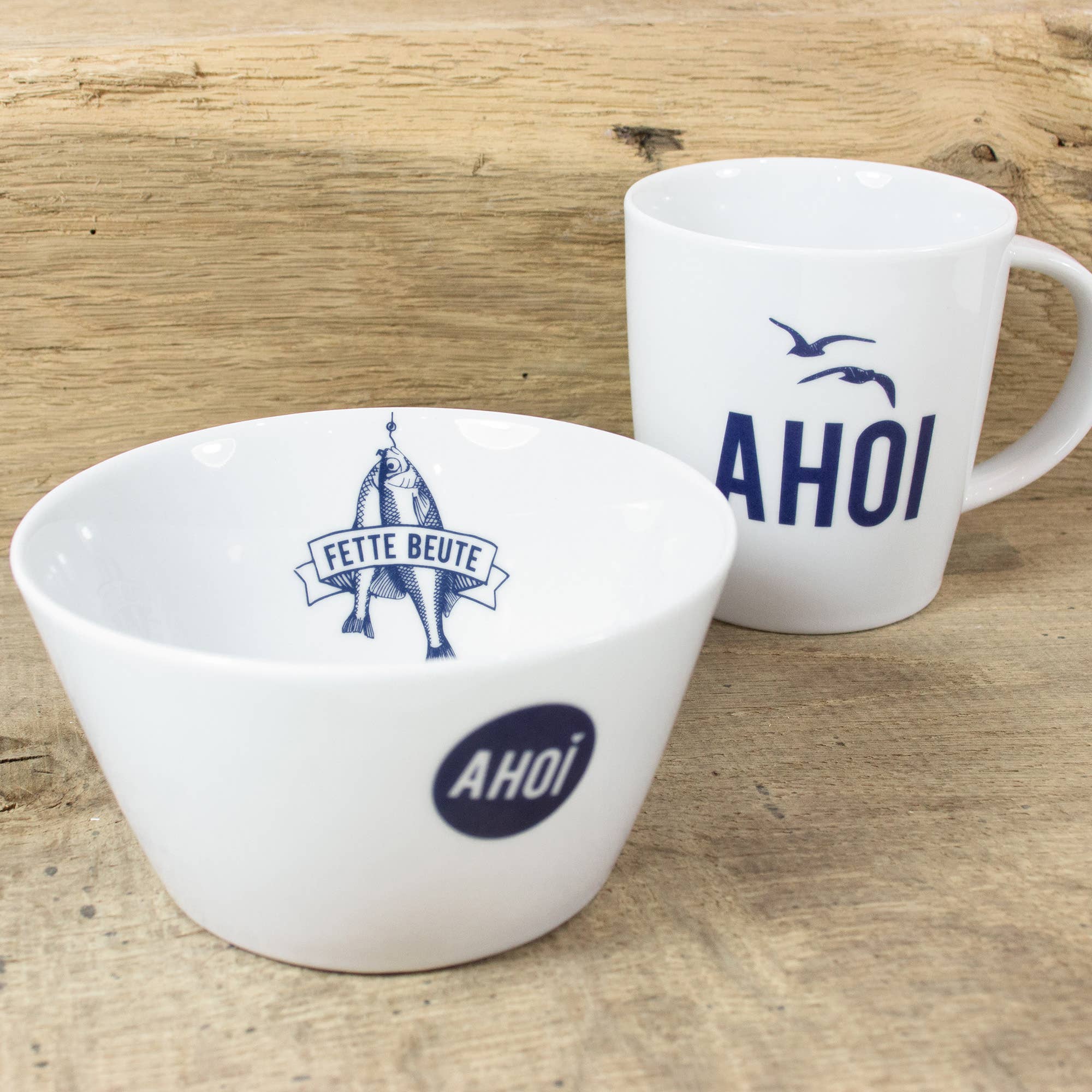 Bow & Hummingbird - Wholesale Kom - Maritieme porseleinen kom Fat Booty1