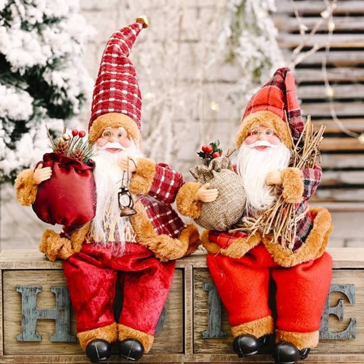 NINEXIS - Wholesale Christmas Decoration - CWASC1950_CHRISTMAS DOLL SANTA CLAUS DOLL DECORATION2