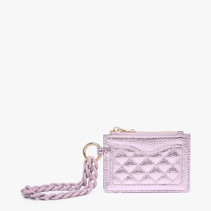 Jen & Co. - Wholesale Wallet - Women's - WL2368 Rhodes Quilted Wallet w/ Chain Bangle