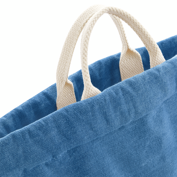 Logo Free Clothing – wholesale Drawstring bag – Unisex – BagBase Denim Drawstring Bag | 12 Litre Capacity | 100% Cotton | Blue or Light Blue | One Size5