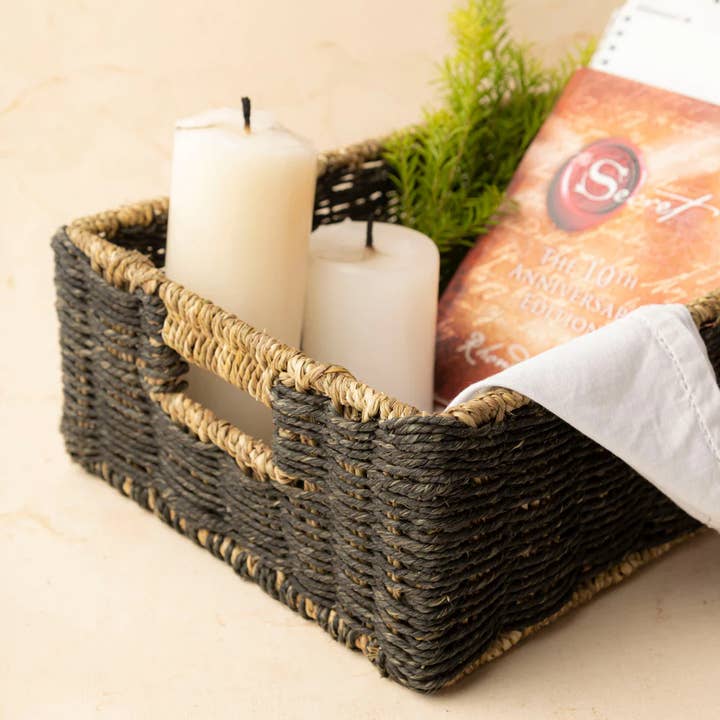 Black Towel Basket Black, Large for wholesale on Faire