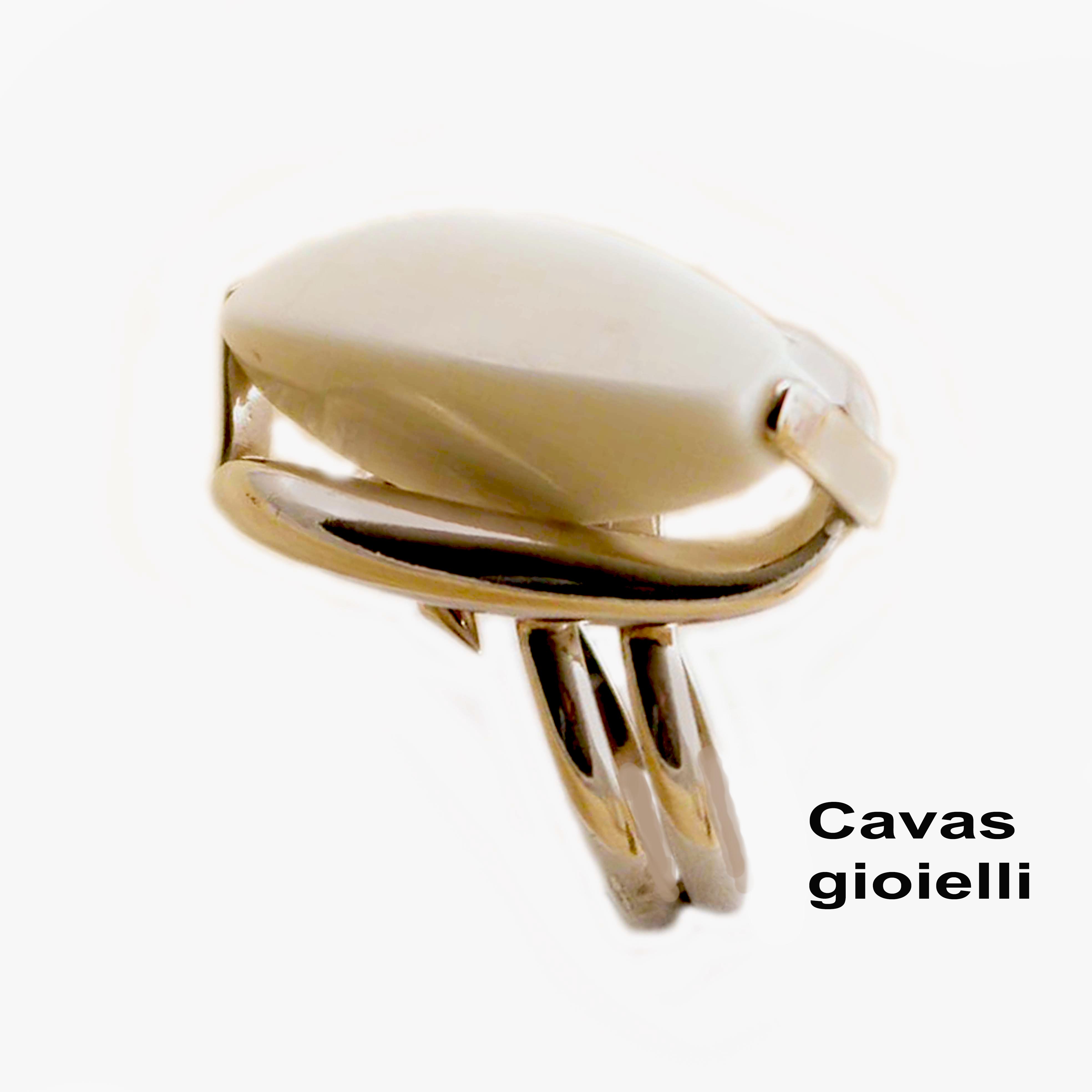 Cavas  gioielli – Großhandel Cocktail-/Statement-Ring – 925er Sterlingsilberring mit schwarzem Onyx-Stein6