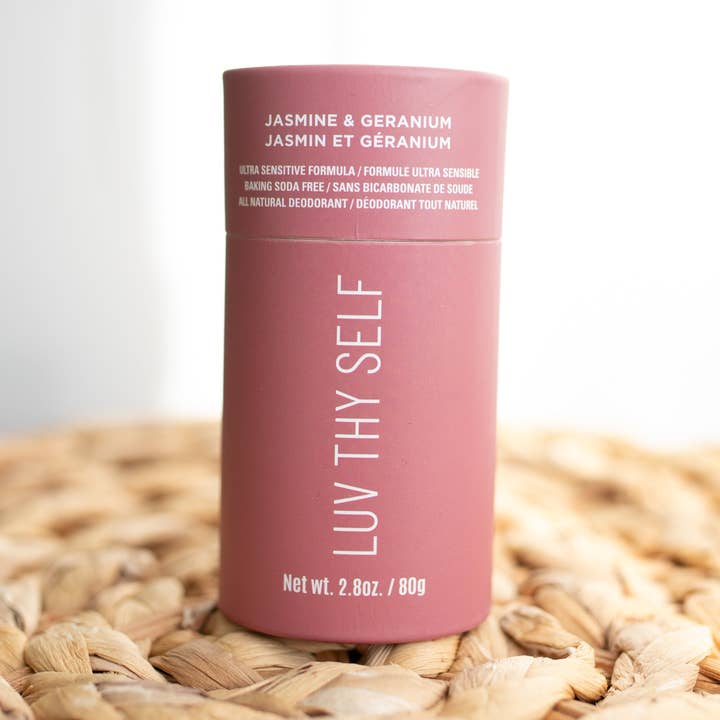LUV THY SELF *Jasmine & Geranium* - Paper Push Up Stick for wholesale by I luv It Natural Deodorant