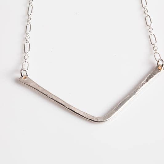 Sonia Wide V Necklace for wholesale by Forge + Fire