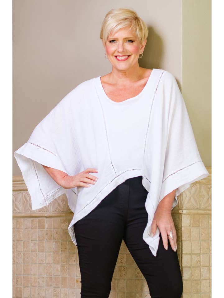 TINA Stephens Italy/Tees By Tina - Vendita all'ingrosso Camicetta - Donna - Tappo per dettagli della linea Ali Lin-Co (BQ169)1