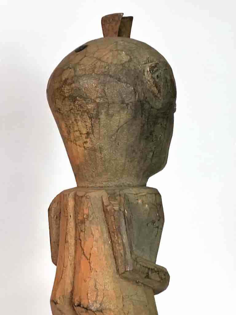 The Niger Bend - Venta al por mayor Escultura - Estatua de fetiche de fertilidad del pene articulado masculino con fuente vintage |19