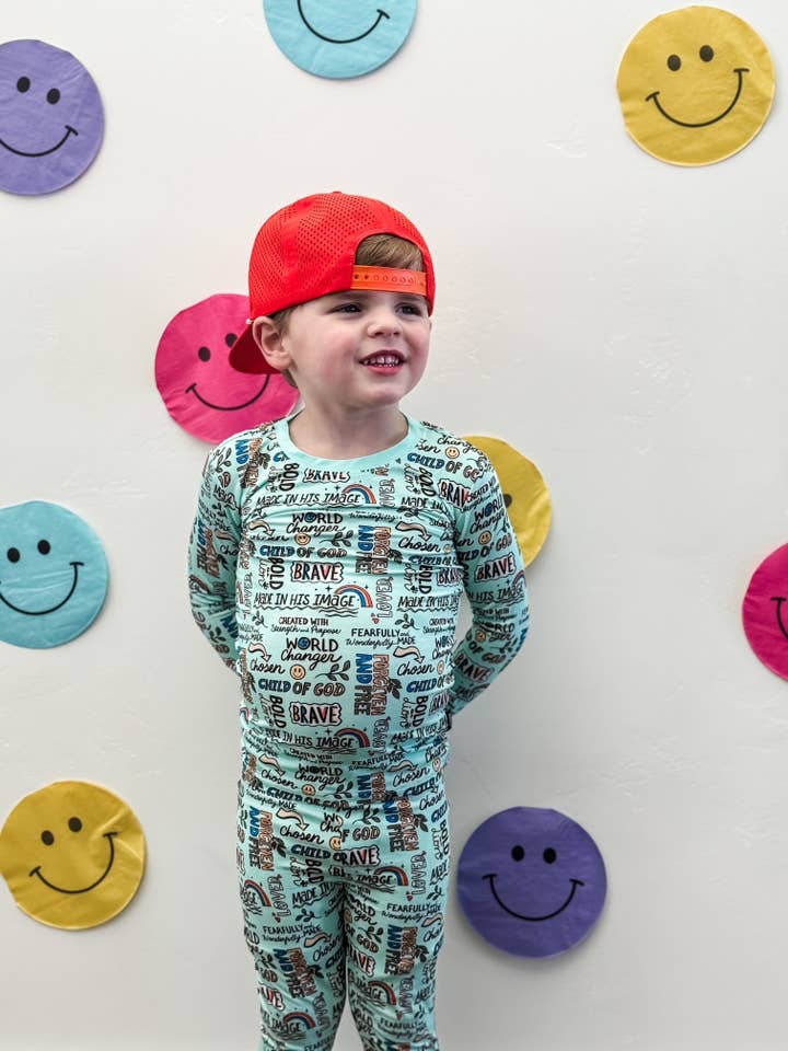 Child of God 2 Piece Pajama Set for wholesale by BRVE by Fletch