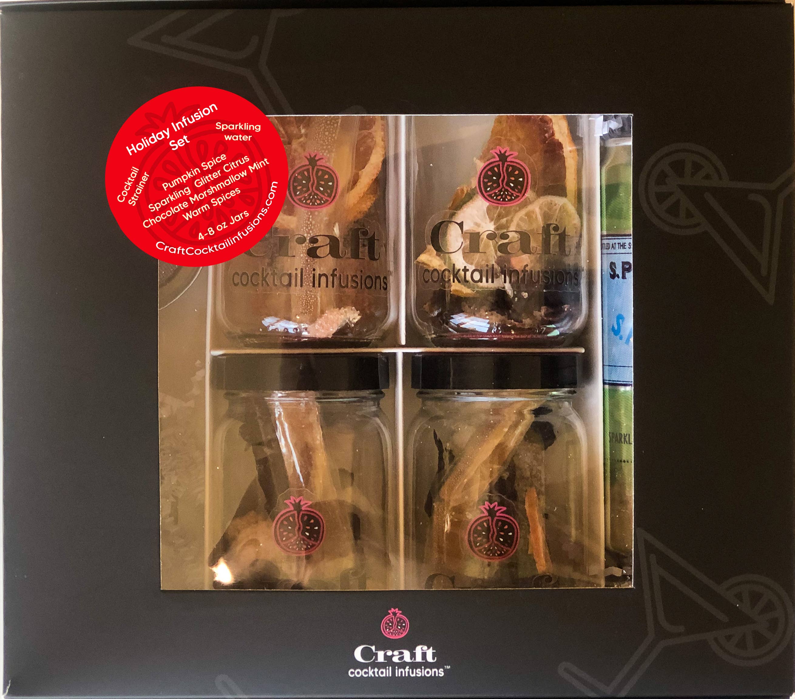 Craft Cocktail Infusions - Wholesale Cocktail Mix/Syrup - Holiday Cocktail Gift Box Set | Christmas Gift for Her3