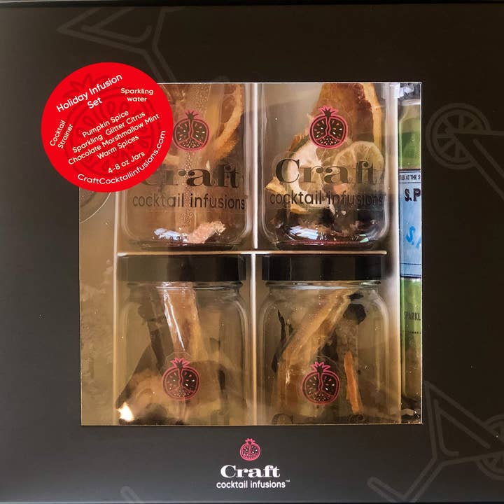 Craft Cocktail Infusions - Wholesale Cocktail Mix/Syrup - Holiday Cocktail Gift Box Set | Christmas Gift for Her3