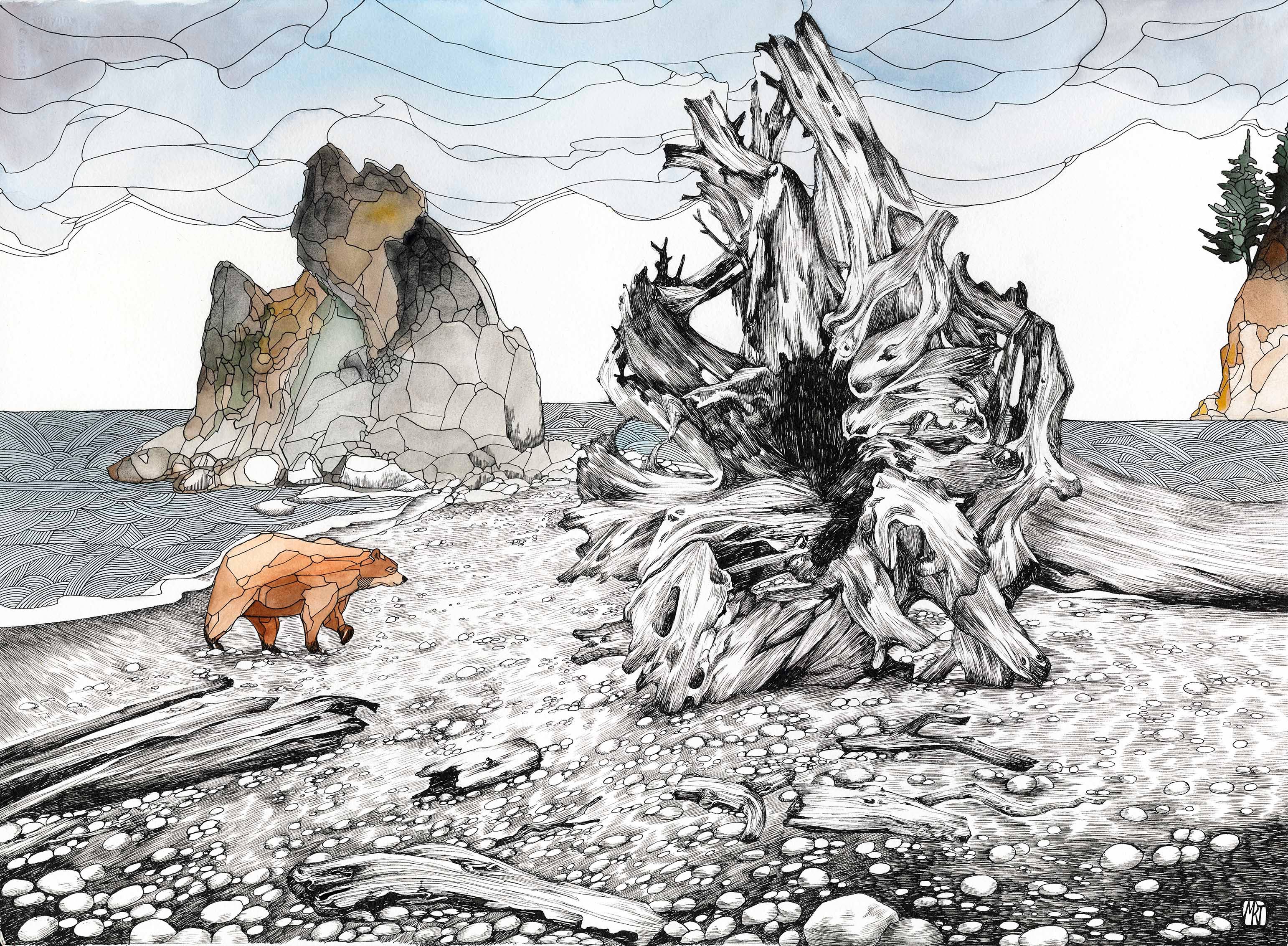 Mattie Rose Art - Wholesale Everyday Greeting Card - Old Bones card0