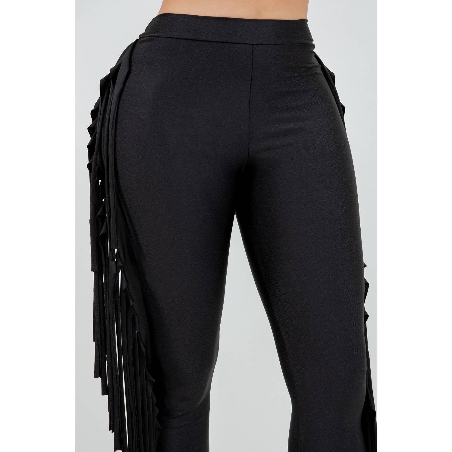 omgstyles - Wholesale Pants - Women's - Ice Scuba Pants With Side Fringe3