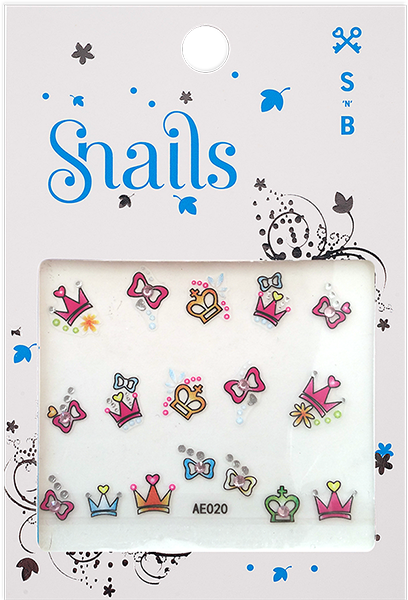 Challenge and Fun, Inc. - Wholesale Nail Art/Decal - Perfect Princess Nail Sticker1