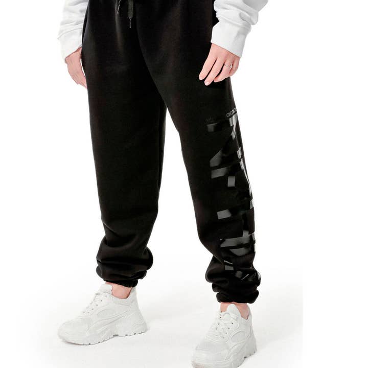 CALÇAS SWEATSHIRT NPHD PRETO por atacado de Non Posso, Ho Danza.