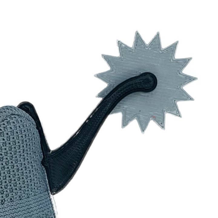 ShoeTails Mini Spinning Spurs Svart med Silver för Träskor och Skor (1 Par) för wholesale av ShoeTails