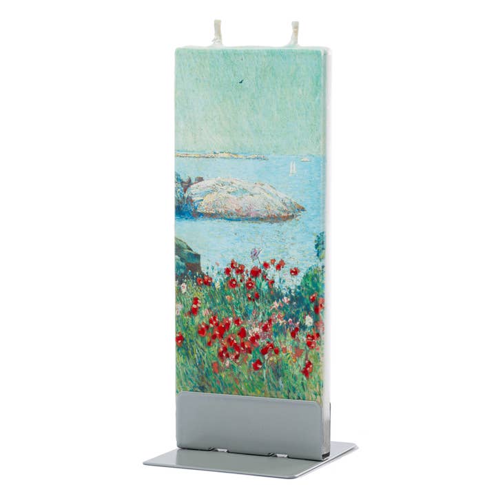 Flat Hand-crafted Candle Childe Hassam Poppies, Isles of for wholesale by Flatyz Candles