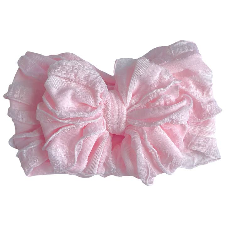 Rockin Royalty – wholesale Fashion Headband - Baby – Perfect Pink Ruffled Headband