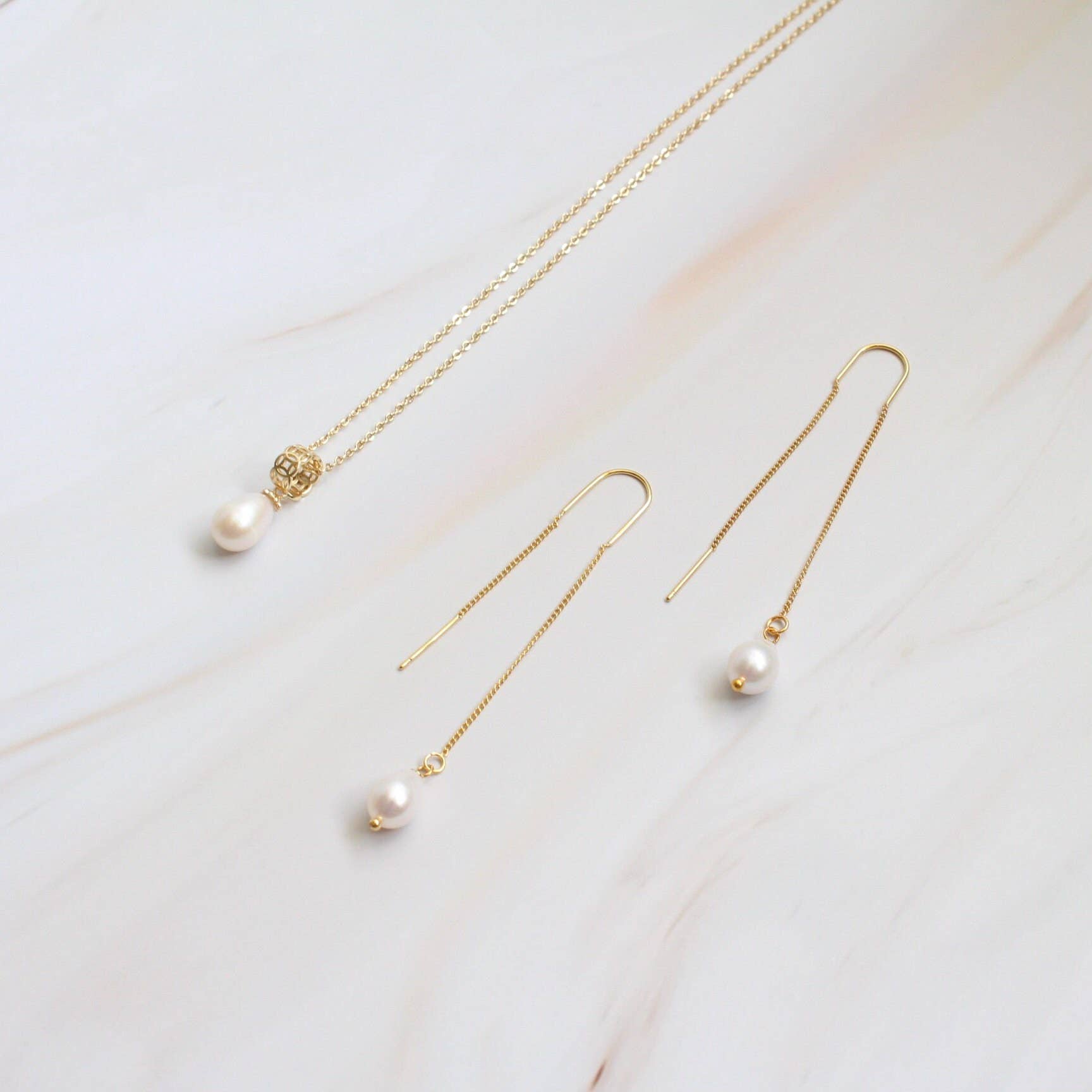 iBijoux - Wholesale Jewelry Set - Freshwater Pearl Necklace Earrings Set (1S01)4