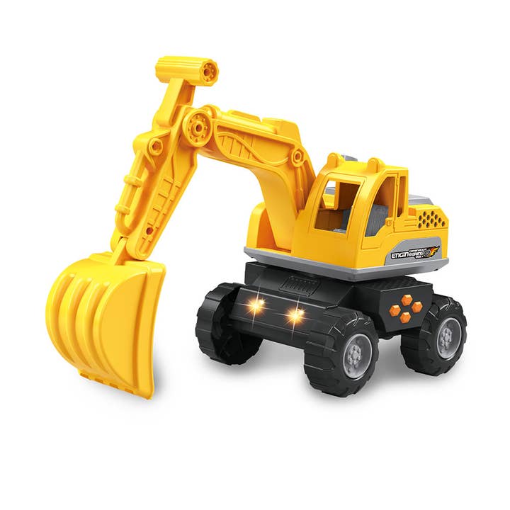 AJ Aguiar - Wholesale Toy Car/Truck - Kids - Giros Build Diy Excavator 35 Cm L&S
