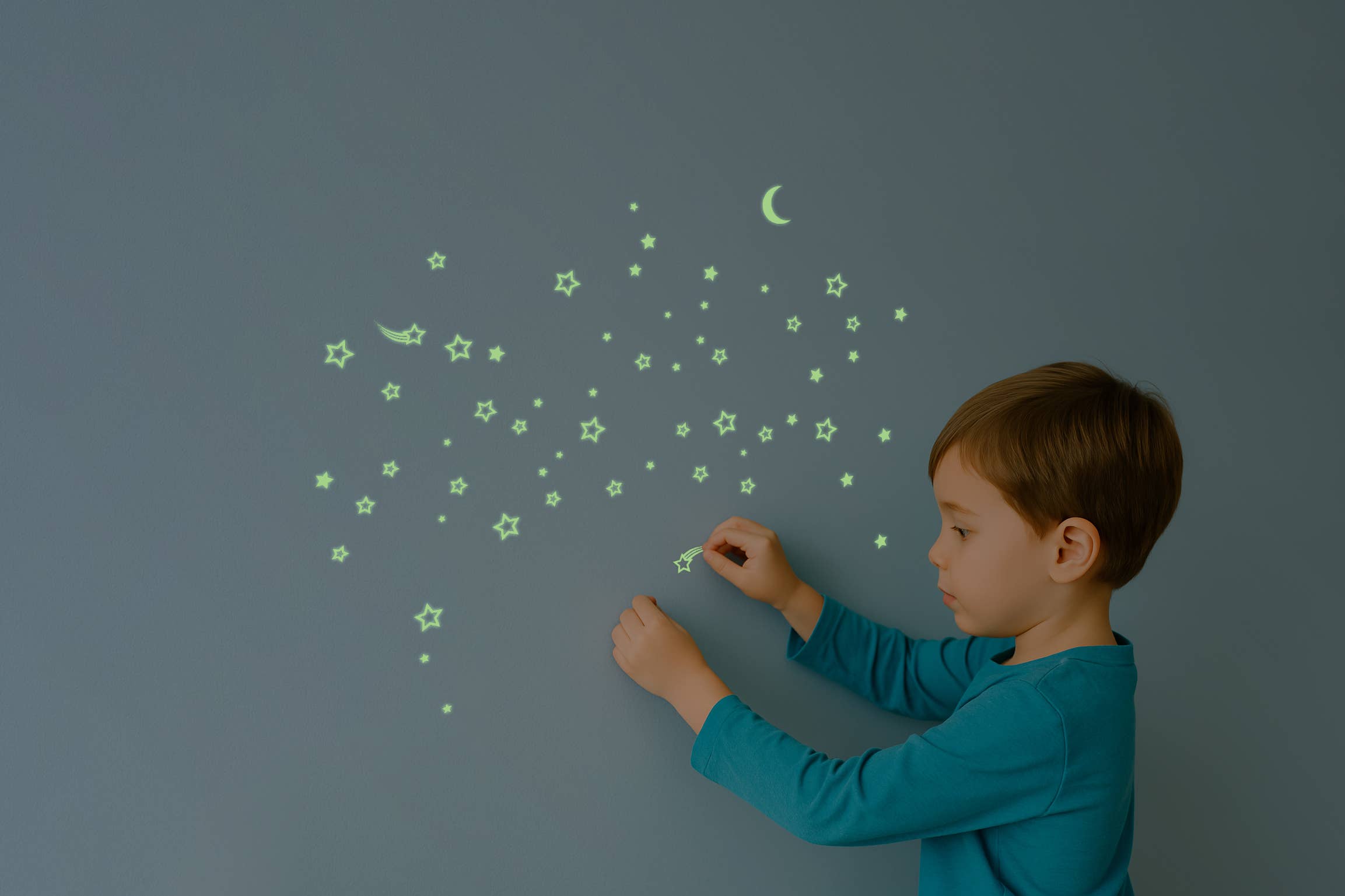 GLOPLAY - Wholesale Wall Decal/Stickers - Starry Night Everyday Set5