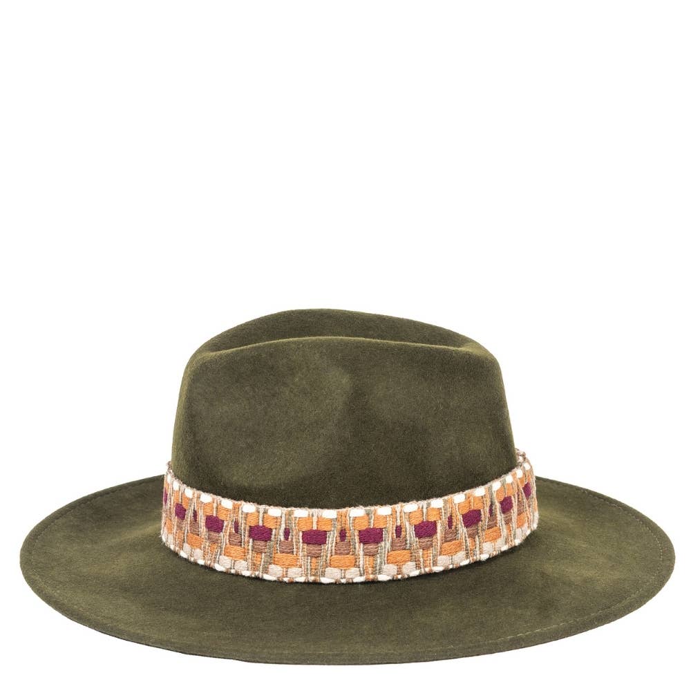 TRAVAUX EN COURS... - Wholesale Fedora - Unisex - WIDE BRIM HAT - ethnic band13