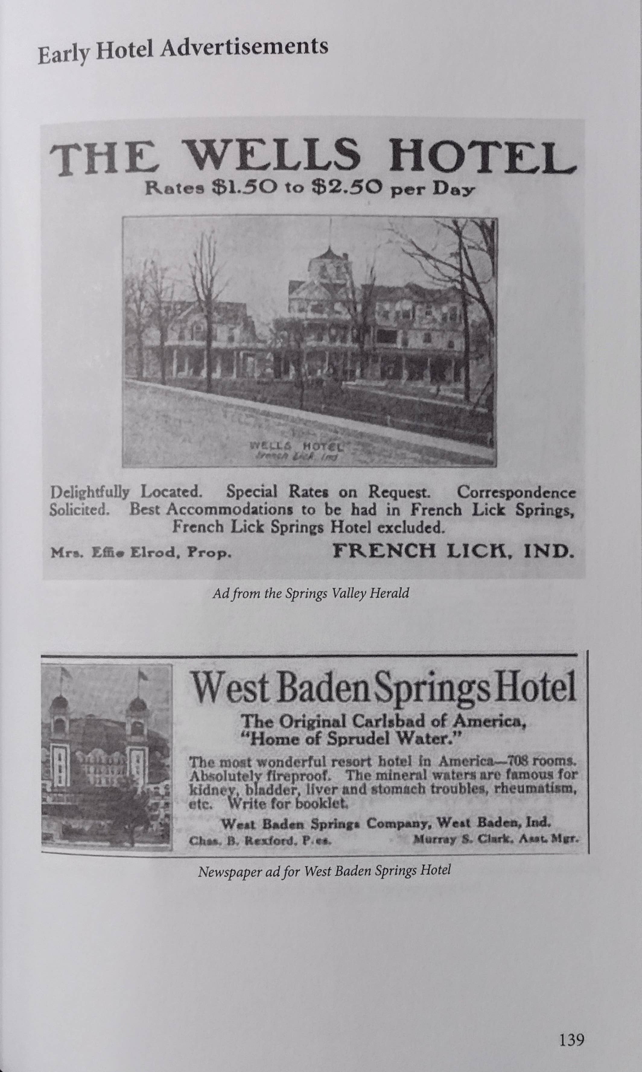 Historic Valley Publishing -IN – wholesale History & Geography – historisk bok, hotell, klubbar och pensionat10