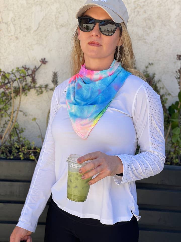 Bandana Magnética com Impressão Tie Dye por atacado de Elevated Equestrian