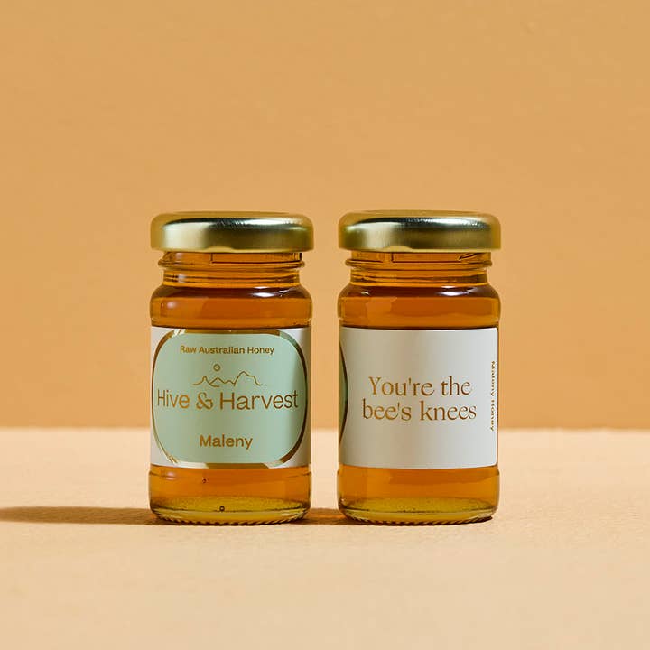 Hive & Harvest - Wholesale Honey - Maleny Honey Petite "You're the Bees Knees" (85g)0