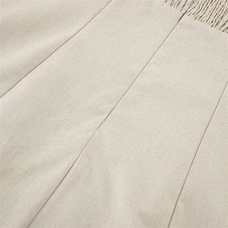 KAKI Robe maxi bandeau unie taille haute et dos nu en vente sur Faire9