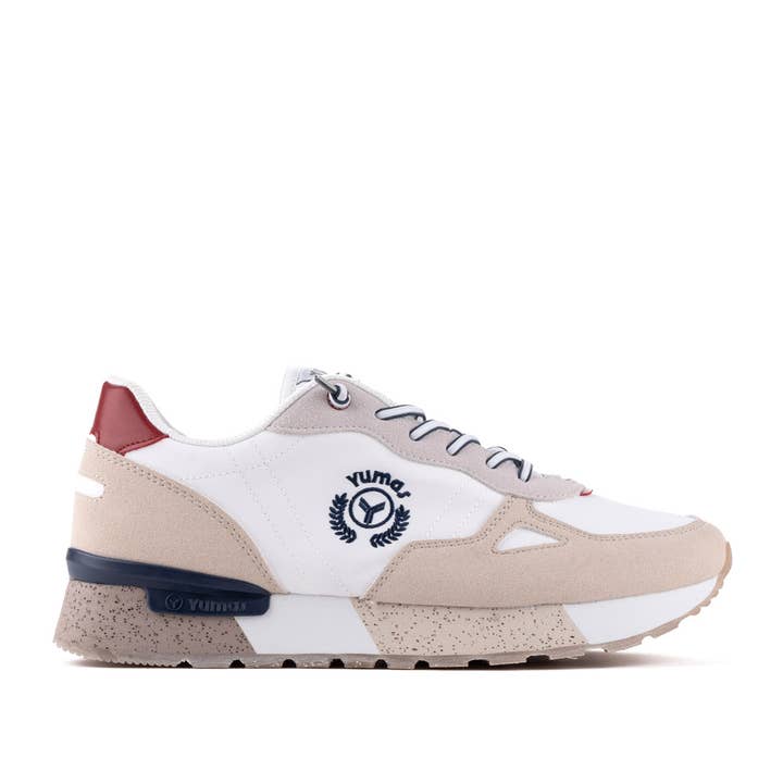 YUMAS - Vendita all'ingrosso Sneakers di tendenza - Uomo - Scarpe da ginnastica retrò bianche da uomo - Leonardo.0