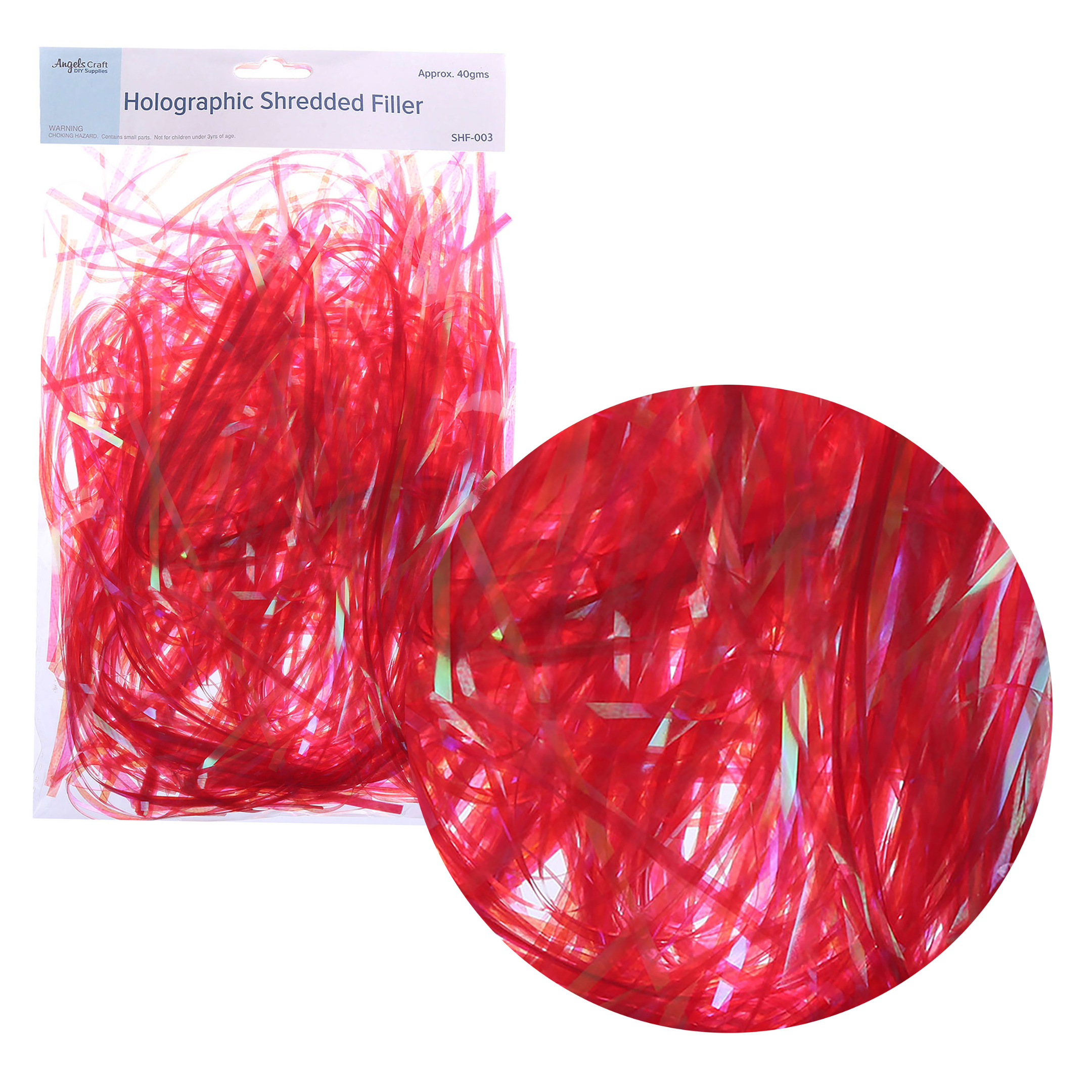 Angels Craft - Venta al por mayor Material para manualidades - Relleno holográfico triturado, aproximadamente 40 g2