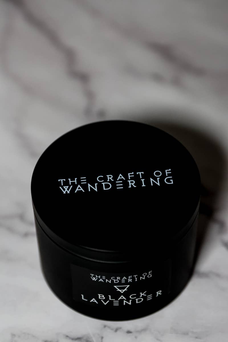 The Craft of Wandering – Großhandel Reisekerzen – Schwarze Lavendel-Kerze2