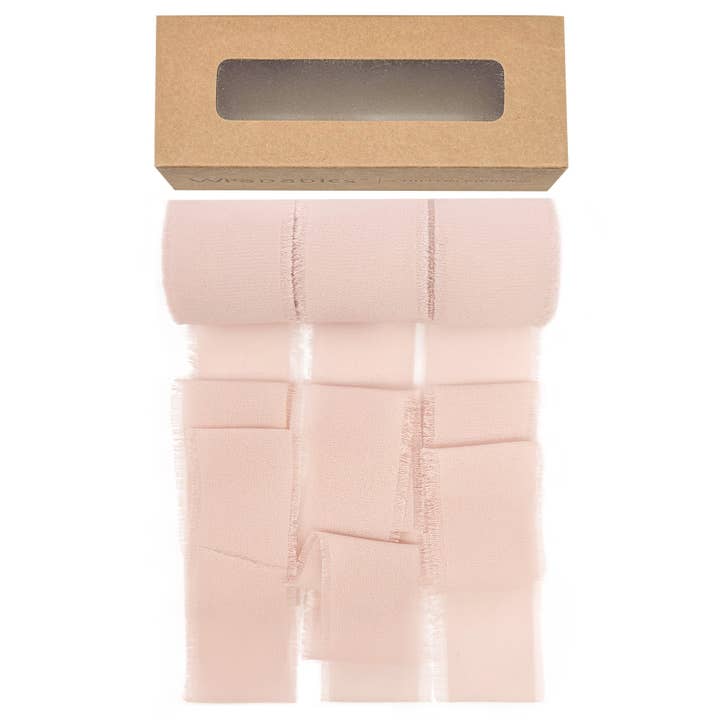 Wrapables.com - Vente Ruban – emballage cadeau - Rubans en chiffon à franges Wrapables 1,5 po x 21 yd (3 pièces)5
