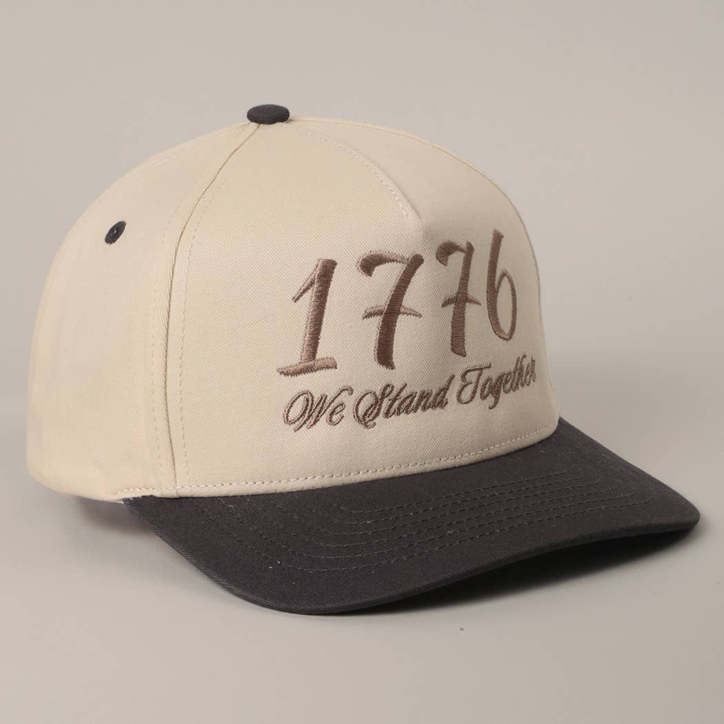 Fashion City - Vente Casquette de camionneur – unisexe - Casquette Trucker Bicolore 1776 We Stand Together5