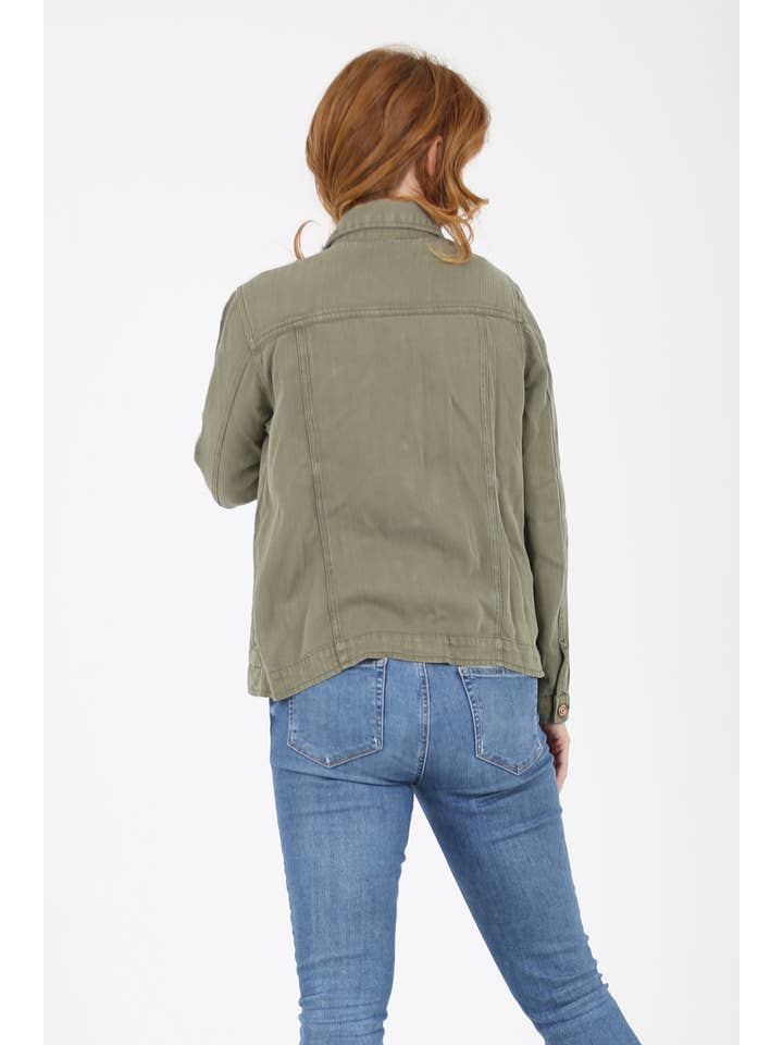 Nostalgia – Engroshandel Denimjakke - Dame – NJ919-ASIS TENCEL DENIM JAKKE10