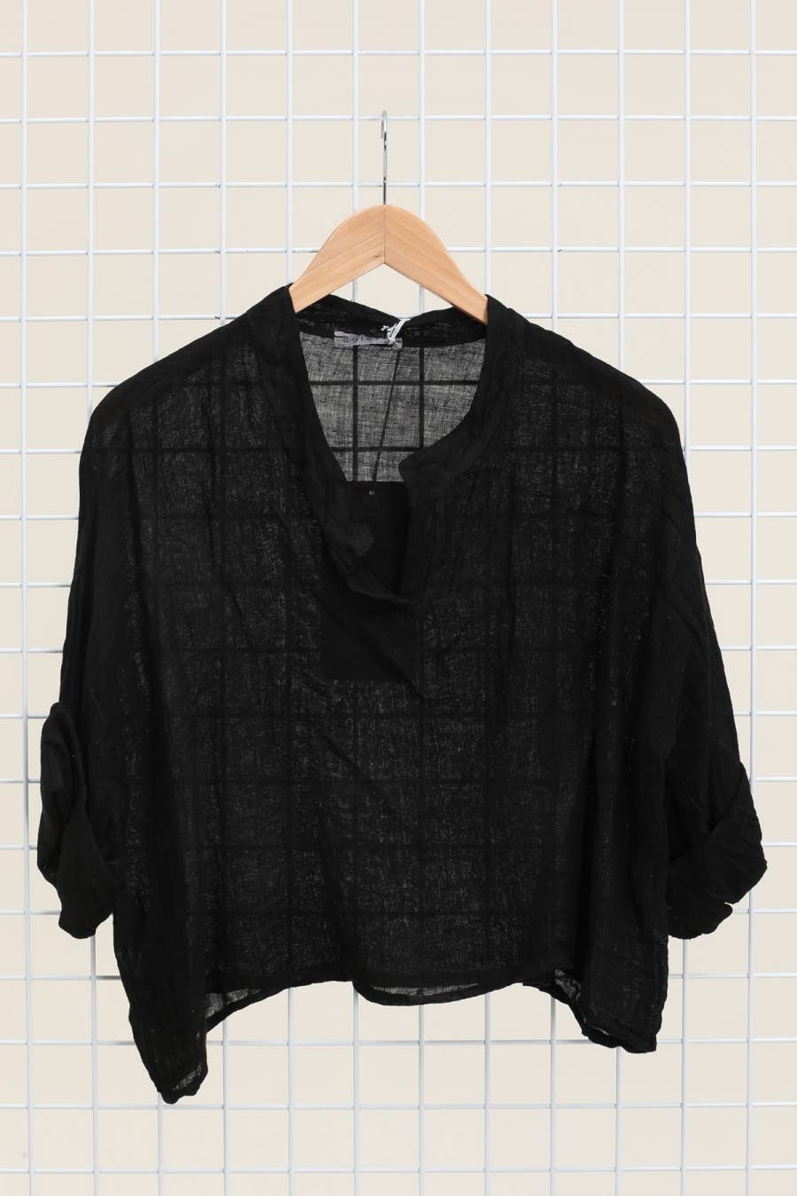 la maison des fibres naturelles - Wholesale Blouse - Dames - Linnen top met v-hals 23100, 100% linnen11